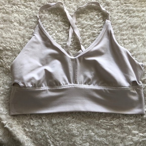 Aerie OFFLINE cross back white sports bra - Picture 5 of 7